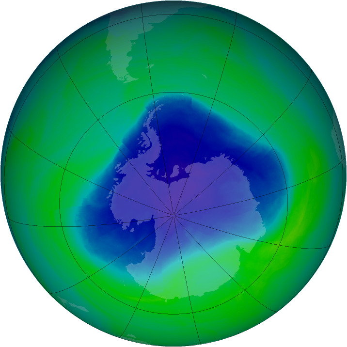 Ozone Map 2004-11-08